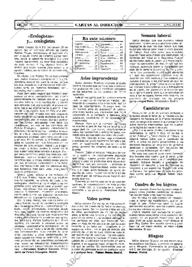 ABC MADRID 29-08-1983 página 10