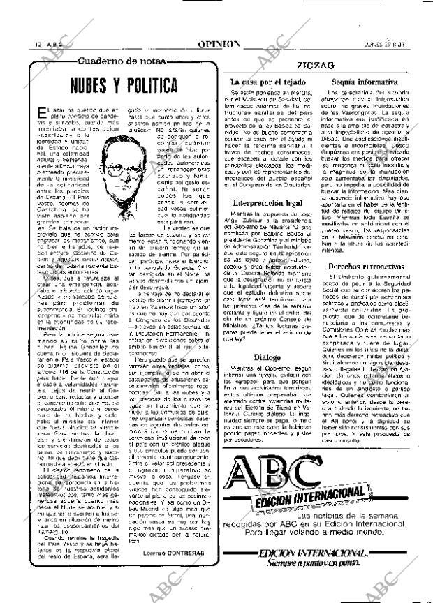 ABC MADRID 29-08-1983 página 12
