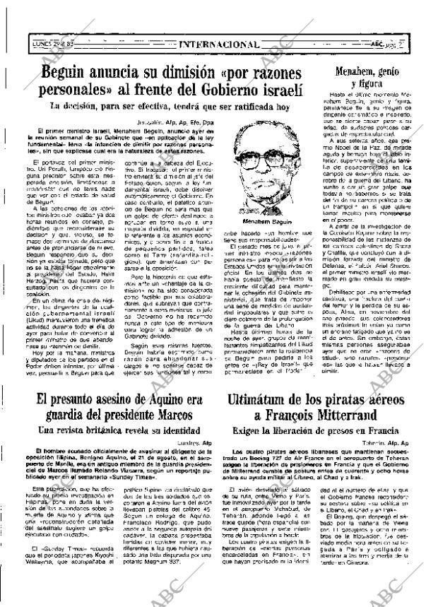 ABC MADRID 29-08-1983 página 21