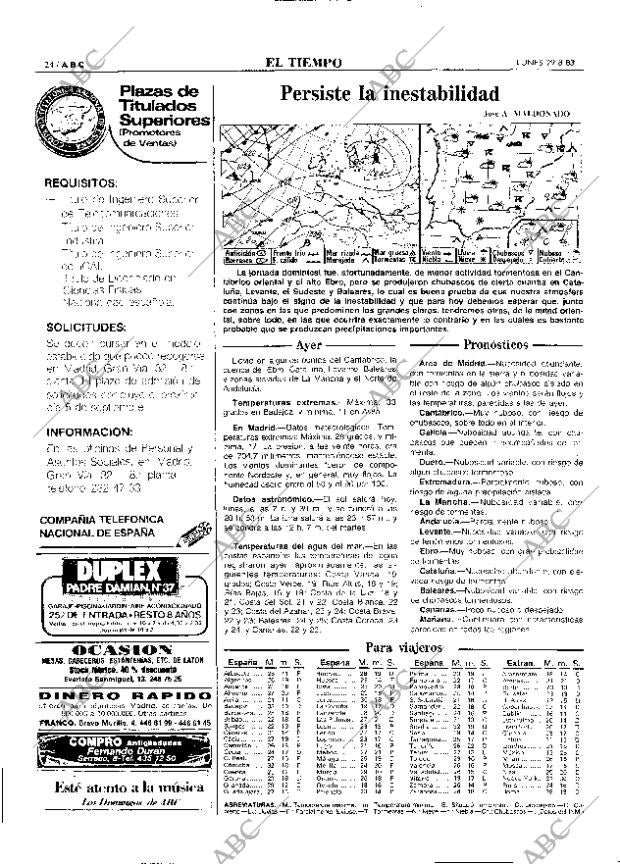 ABC MADRID 29-08-1983 página 24