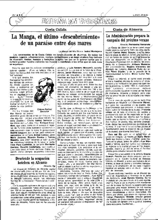 ABC MADRID 29-08-1983 página 28
