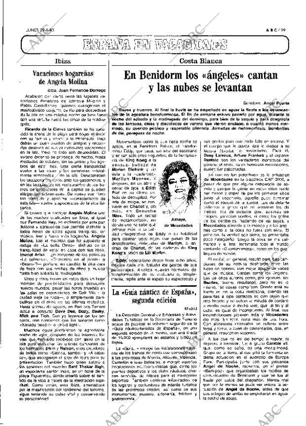 ABC MADRID 29-08-1983 página 29