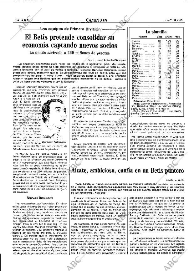ABC MADRID 29-08-1983 página 34