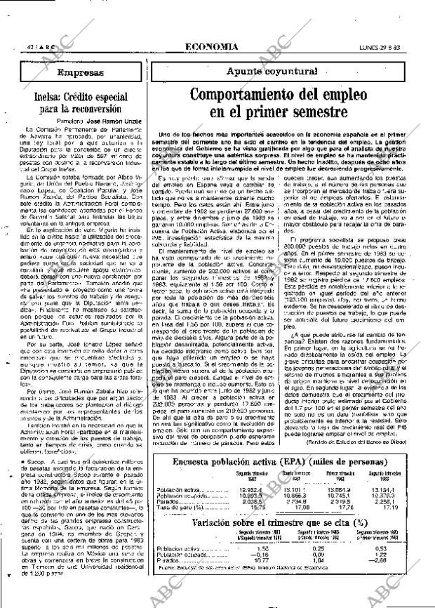 ABC MADRID 29-08-1983 página 42