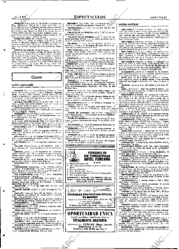 ABC MADRID 29-08-1983 página 52