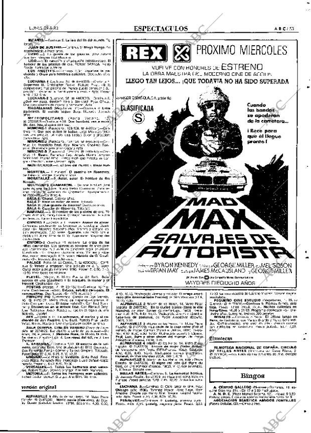 ABC MADRID 29-08-1983 página 53