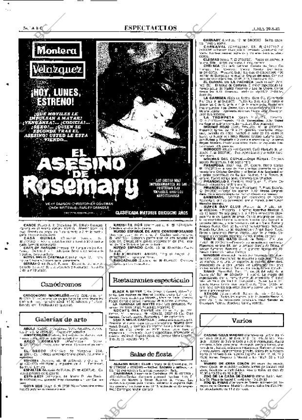 ABC MADRID 29-08-1983 página 54