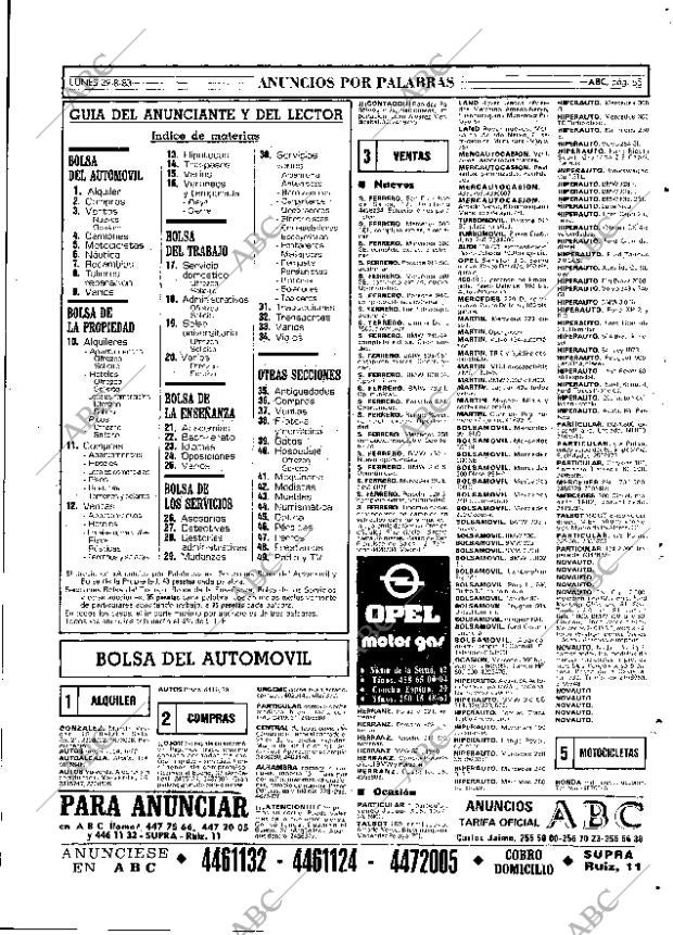 ABC MADRID 29-08-1983 página 55