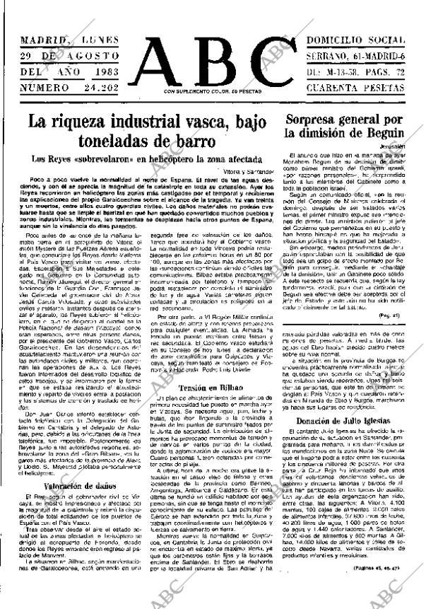 ABC MADRID 29-08-1983 página 9