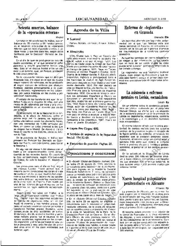 ABC MADRID 31-08-1983 página 26