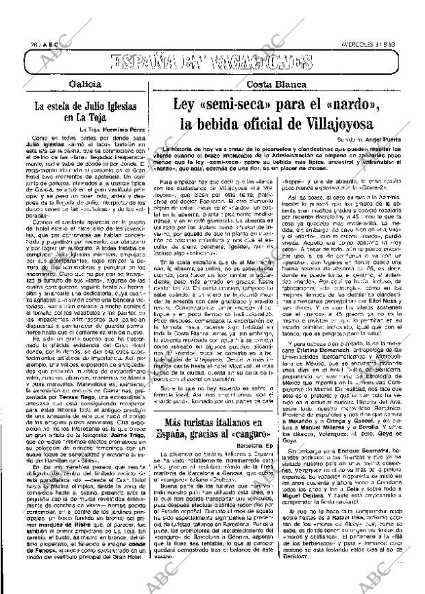 ABC MADRID 31-08-1983 página 28