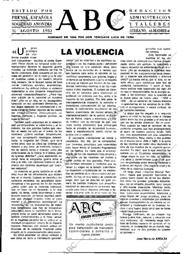 ABC MADRID 31-08-1983 página 3