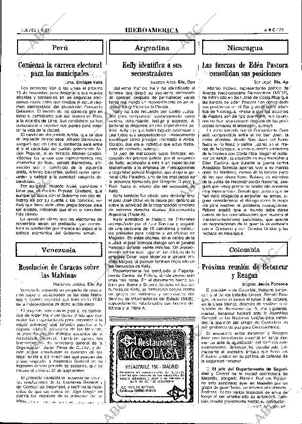 ABC MADRID 01-09-1983 página 23