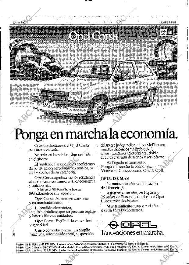 ABC MADRID 05-09-1983 página 22