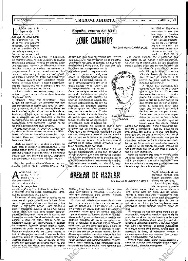 ABC MADRID 05-09-1983 página 23