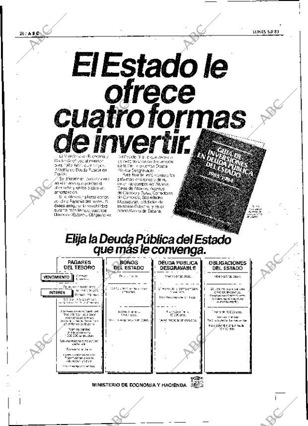 ABC MADRID 05-09-1983 página 26