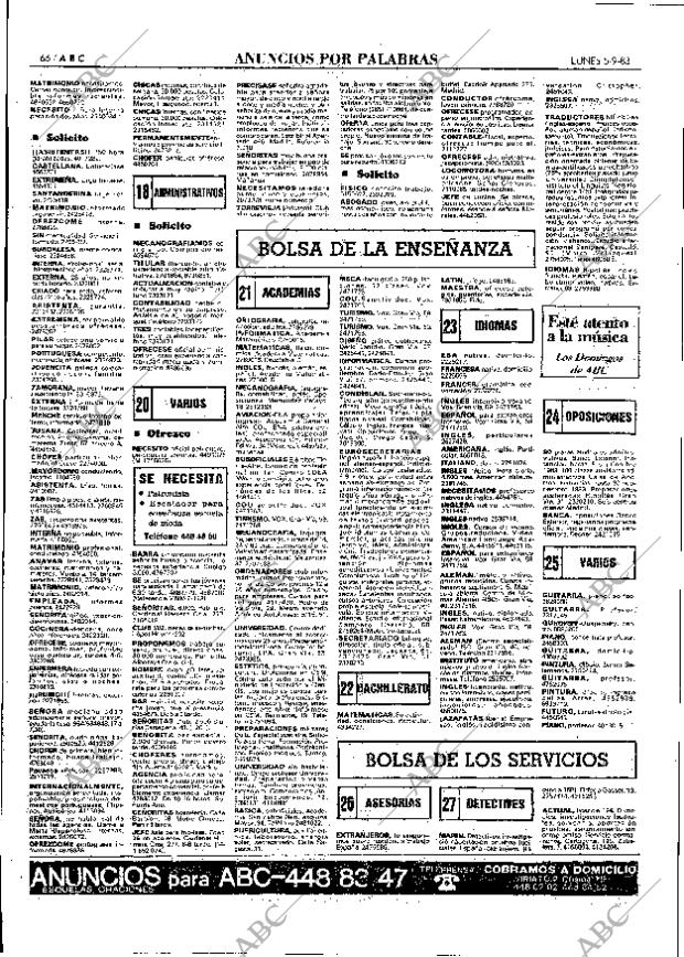 ABC MADRID 05-09-1983 página 66