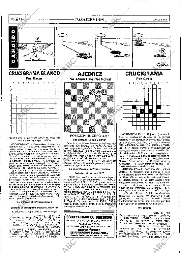 ABC MADRID 05-09-1983 página 72