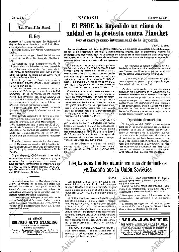 ABC MADRID 10-09-1983 página 20