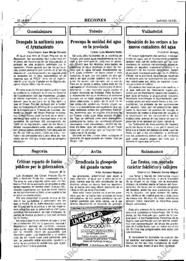 ABC MADRID 10-09-1983 página 22