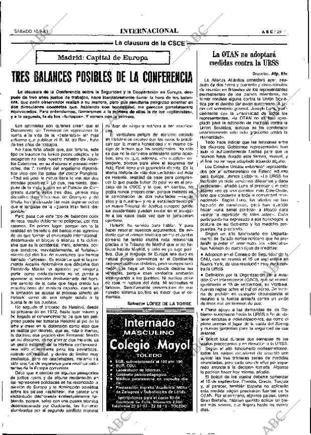 ABC MADRID 10-09-1983 página 29