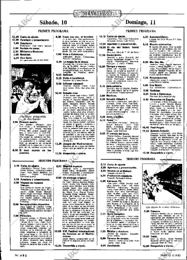 ABC MADRID 10-09-1983 página 94