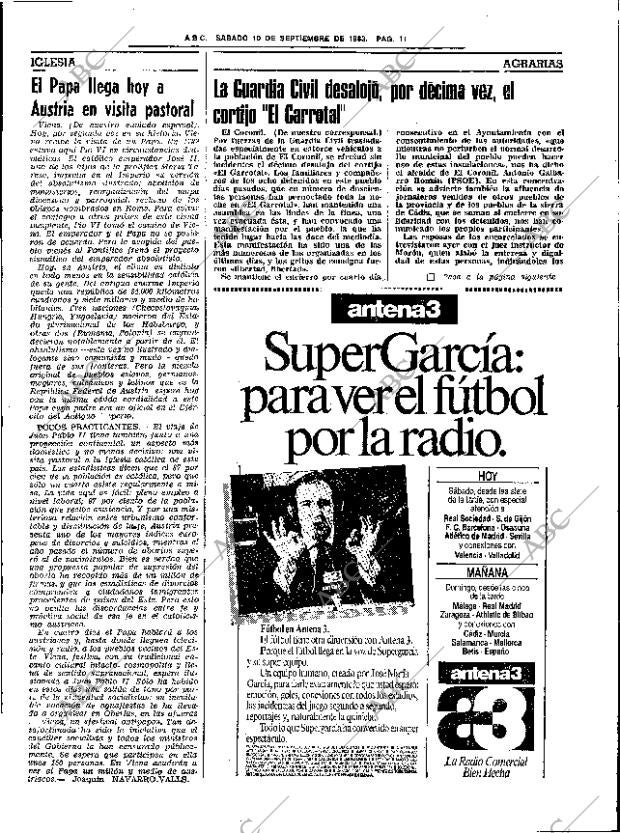 ABC SEVILLA 10-09-1983 página 21