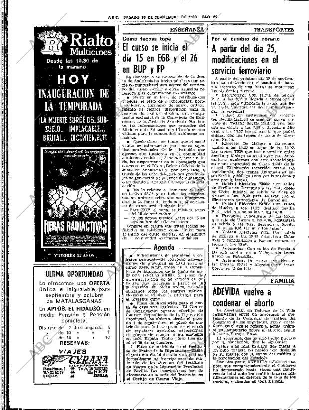 ABC SEVILLA 10-09-1983 página 32