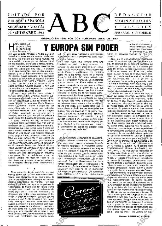 ABC MADRID 14-09-1983 página 3