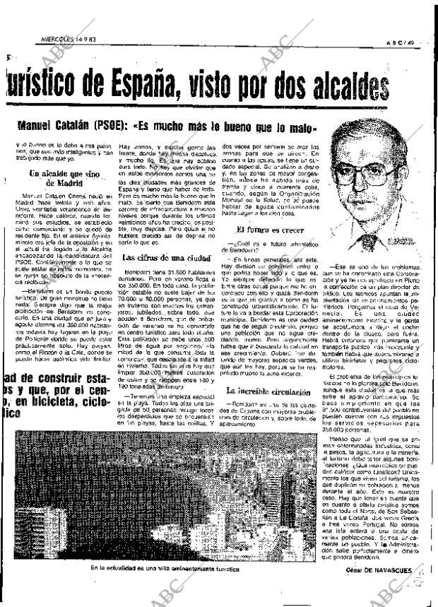 ABC MADRID 14-09-1983 página 49
