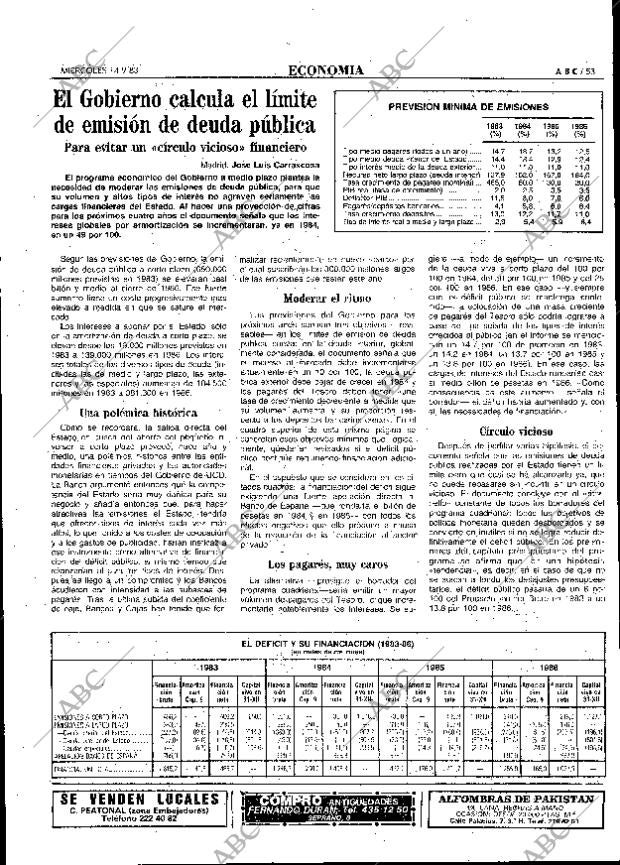 ABC MADRID 14-09-1983 página 53