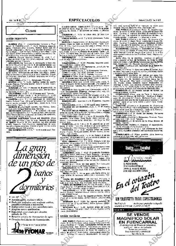 ABC MADRID 14-09-1983 página 66