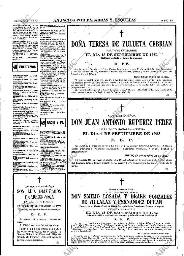ABC MADRID 14-09-1983 página 81