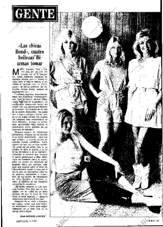 ABC MADRID 14-09-1983 página 85