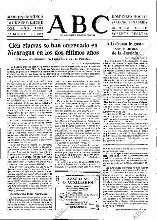 ABC MADRID 18-09-1983 página 17