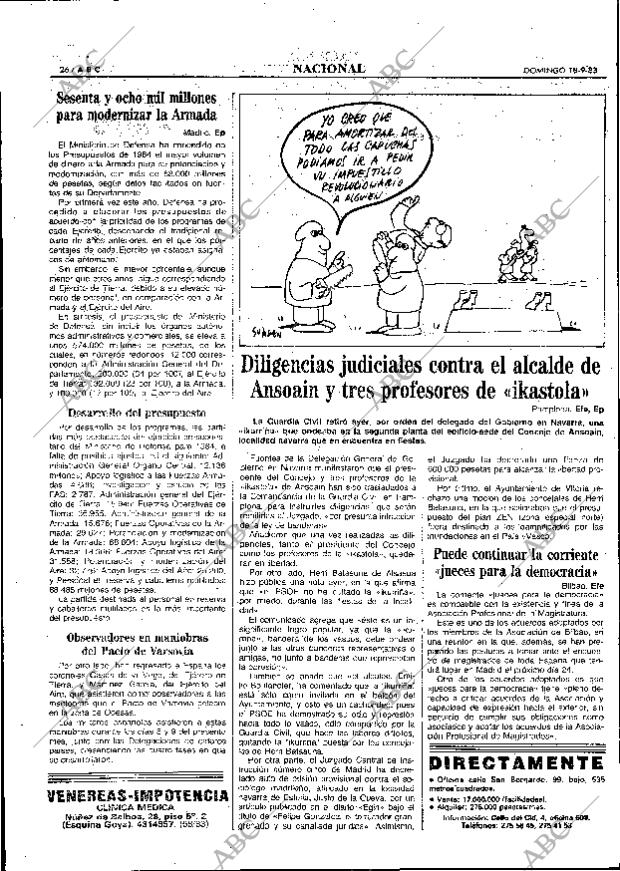 ABC MADRID 18-09-1983 página 26