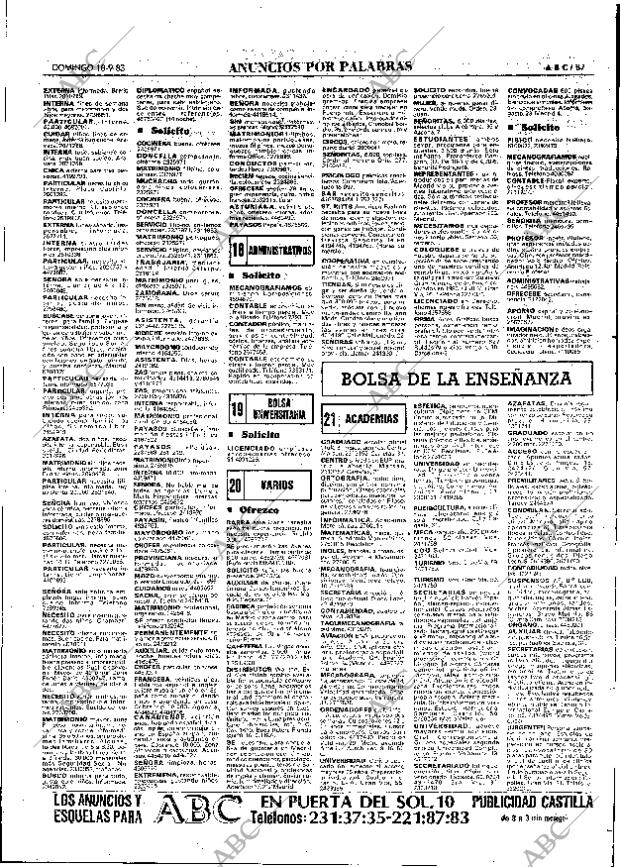 ABC MADRID 18-09-1983 página 87