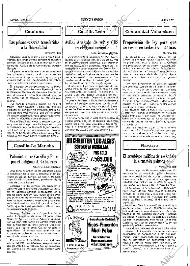 ABC MADRID 19-09-1983 página 19