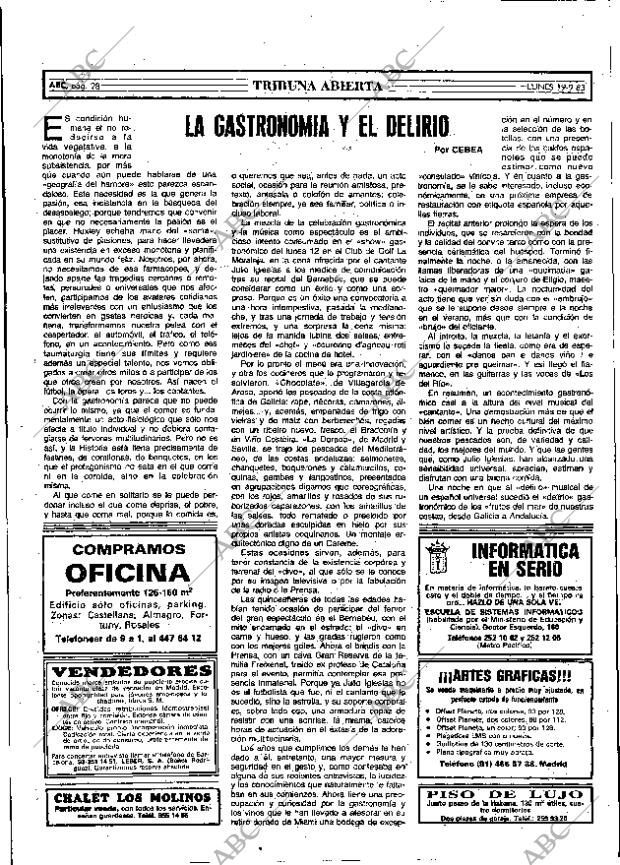 ABC MADRID 19-09-1983 página 28