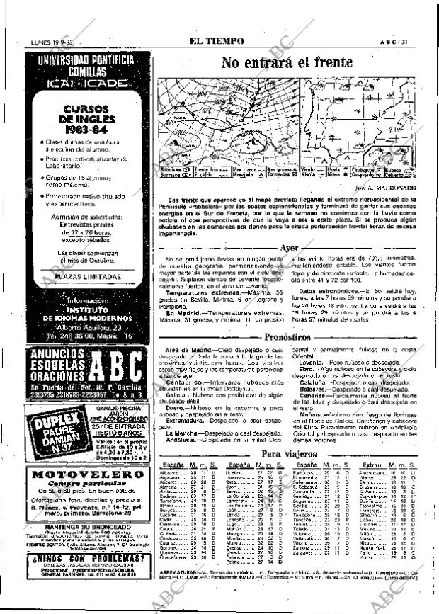 ABC MADRID 19-09-1983 página 31