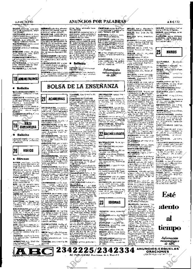 ABC MADRID 19-09-1983 página 73