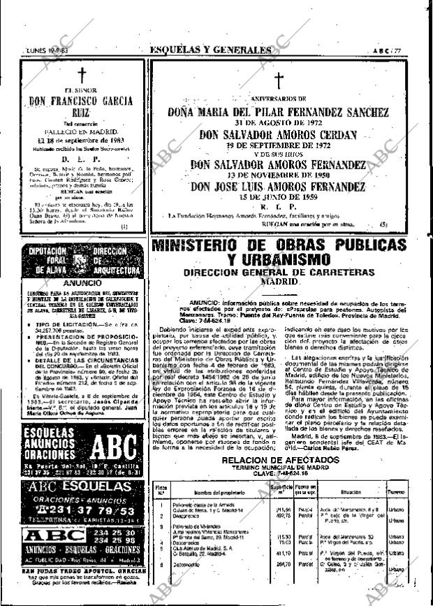 ABC MADRID 19-09-1983 página 77