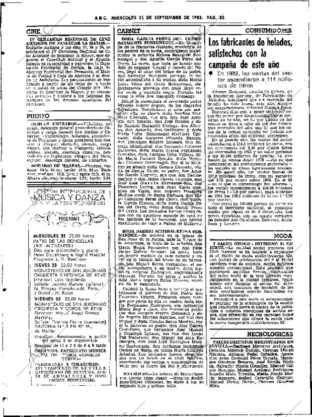 ABC SEVILLA 21-09-1983 página 40