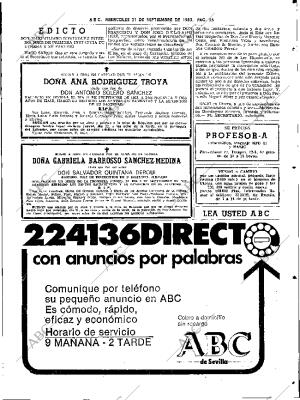 ABC SEVILLA 21-09-1983 página 63