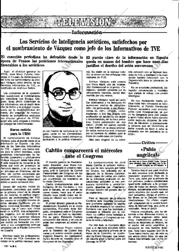 ABC MADRID 22-09-1983 página 100