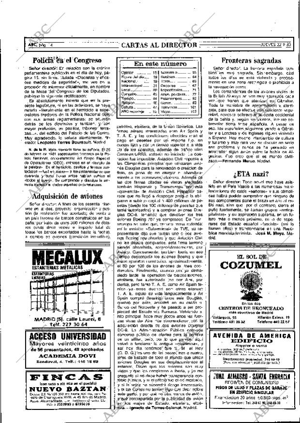 ABC MADRID 22-09-1983 página 14