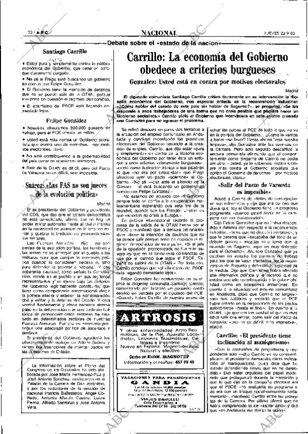ABC MADRID 22-09-1983 página 22