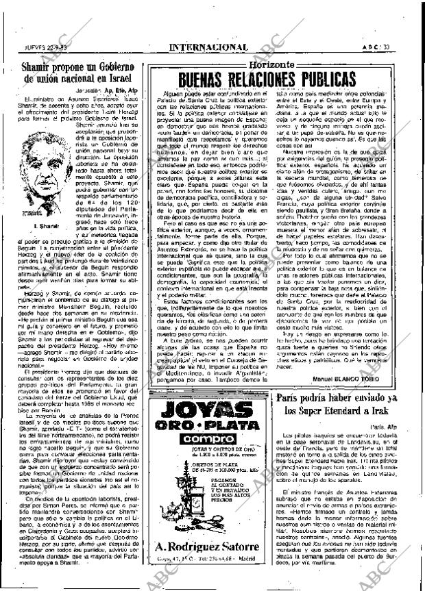 ABC MADRID 22-09-1983 página 33