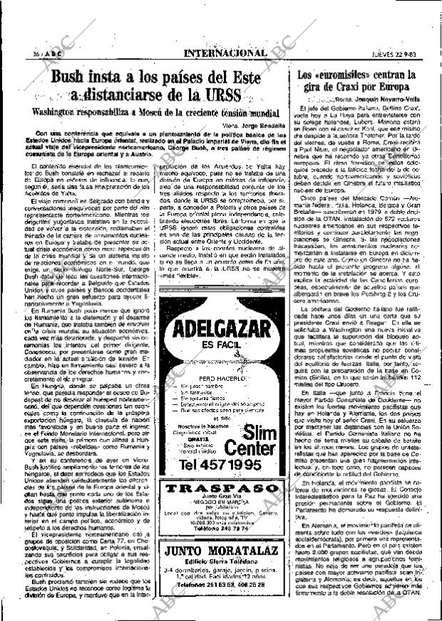 ABC MADRID 22-09-1983 página 36