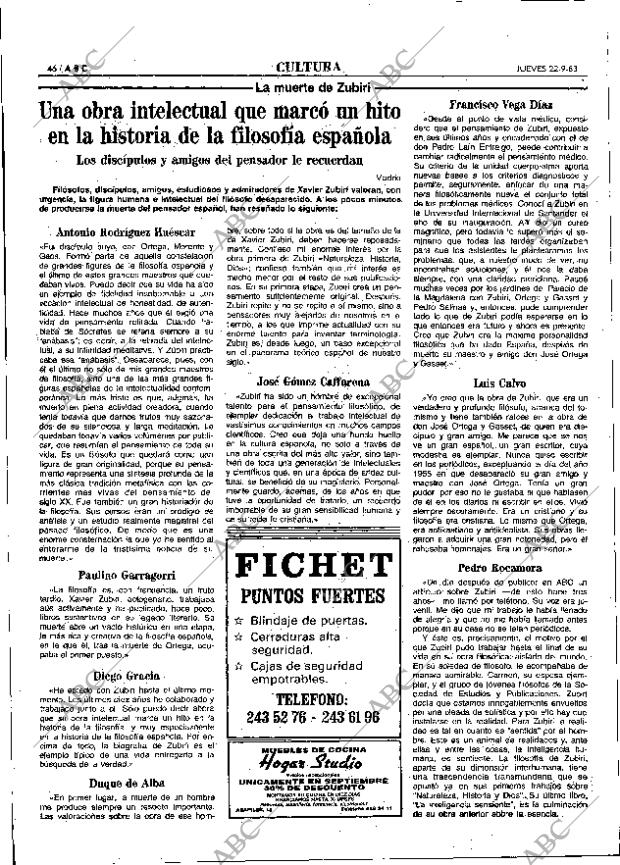 ABC MADRID 22-09-1983 página 46
